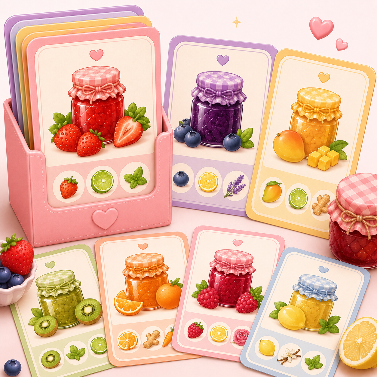 Jelly Flavor Inspiration Cards