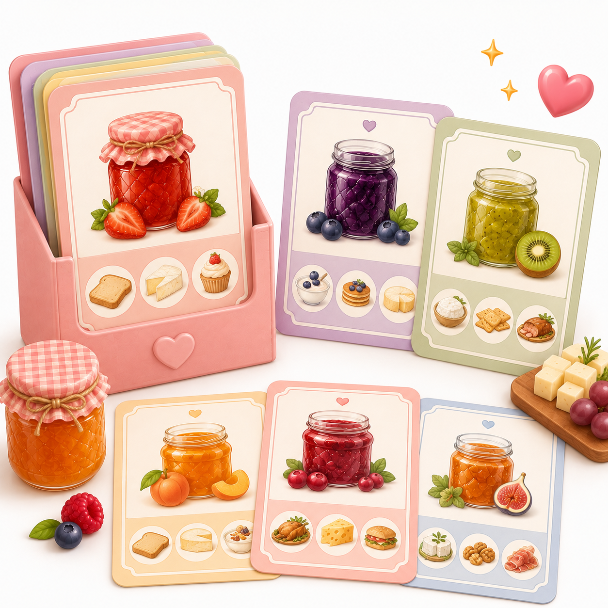 Jelly Flavor Pairing & Serving Cards