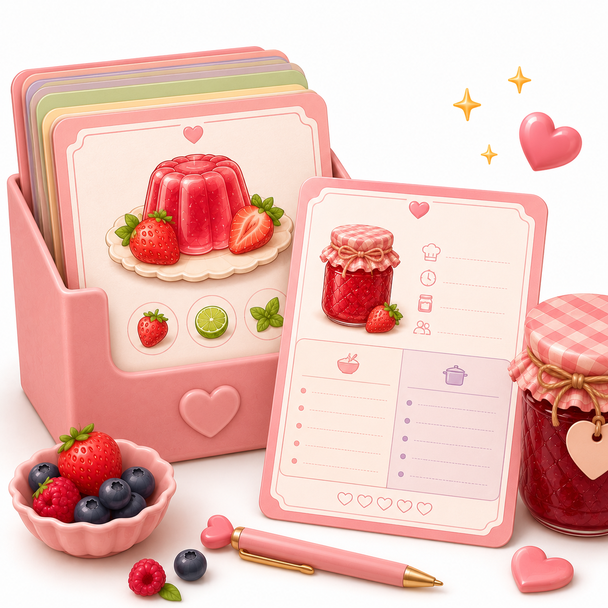 Jelly Recipe Cards